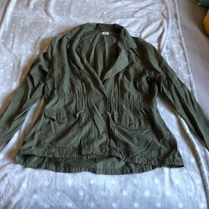 Lucky brand army green jacket